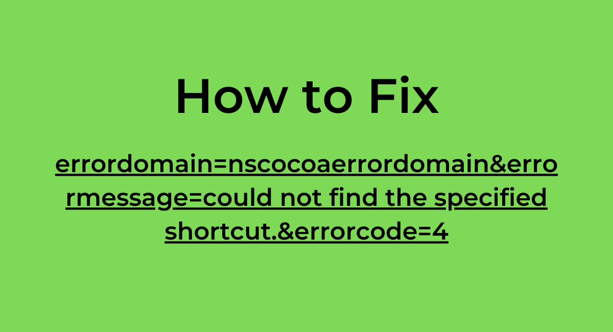 NSCocoaErrorDomain